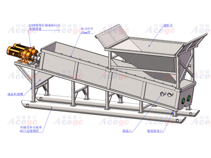 強(qiáng)力攪拌交叉洗礦機(jī) 強(qiáng)力攪拌交叉洗礦機(jī)